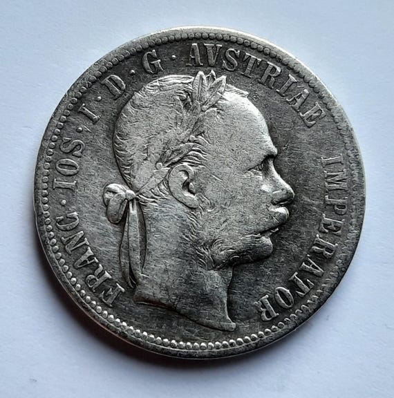 Austria 1 Florin, 1888 Silver - Etsy