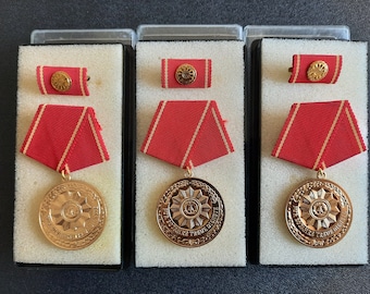 GDR original medal in a box