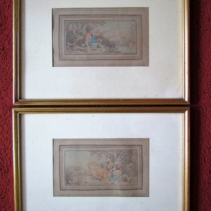 Vintage Engravings, set of 2 pieces, 28*21 cm.
