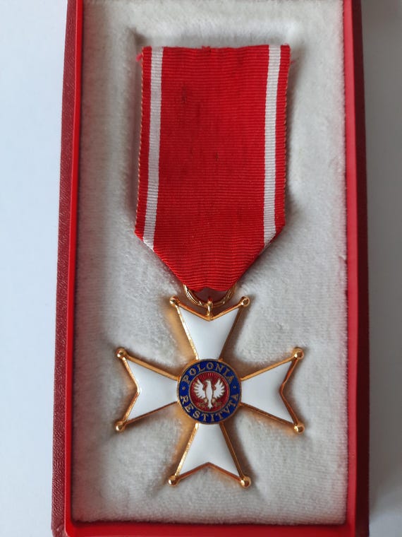 ポーランド - 1944年ポーランド復興勲章受章 - Etsy 日本