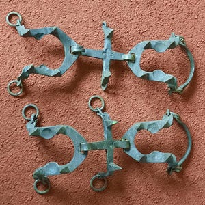Antique STUBAI Mountain Troops Ice Crampons - Hand Forged Alpinist Gear  Era