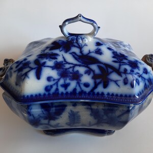 Antique 1800s Ceramic Terrine 4 L. Villeroy & Boch - Fasan