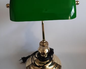 Lámpara de banquero antigua