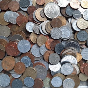 set of coins from different countries - 900 grams = #12