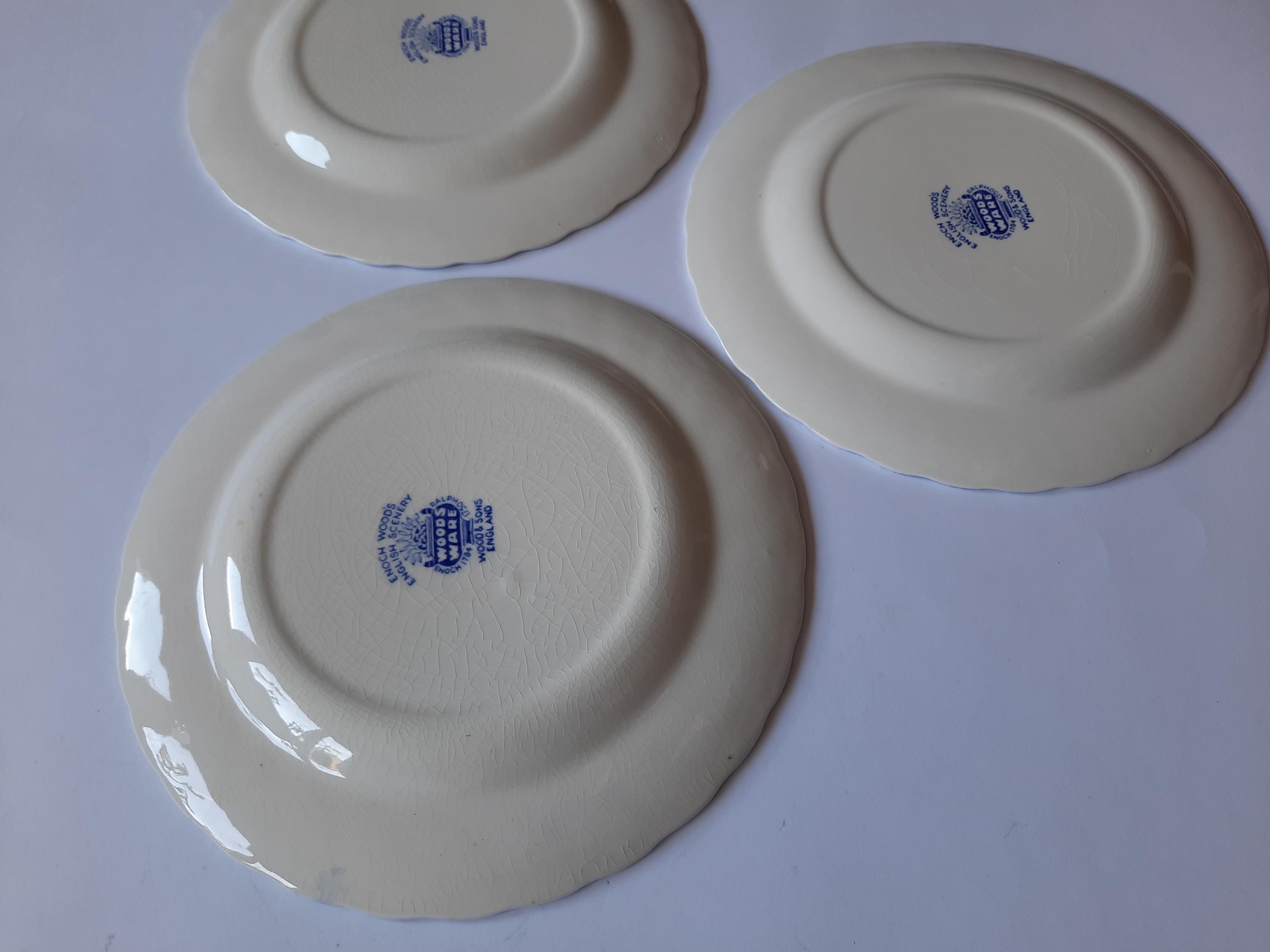 ヴィンテージ プレート3枚セット ENOCH WOODS イギリスの風景 - Etsy 日本