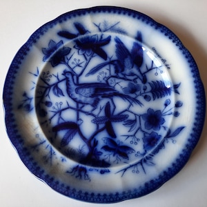 Antique 1800s Ceramic Plate Villeroy & Boch - Fasan