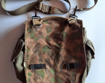 Austria - Vintage Militär Feldtarn Brot Tasche