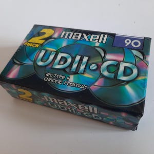 Audio Cassettes 2 Pack - Maxell 90 UDII CD iec type lll