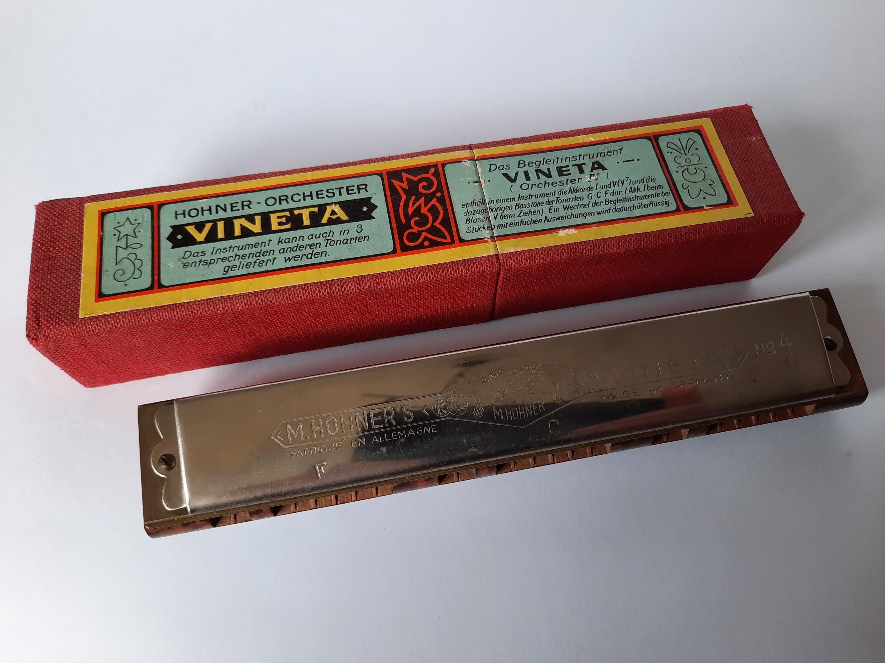 hd【used】HOHNER VINETA No4 ハーモニカ hd【used】HOHNER VINETA No4 ハーモニカ Hohner Vineta No 4