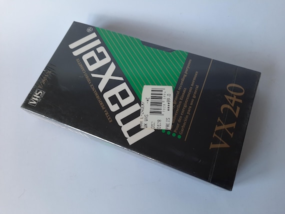 ビデオ カセット テープ - MAXELL E-240VX - VHS - 未開封 - Etsy 日本