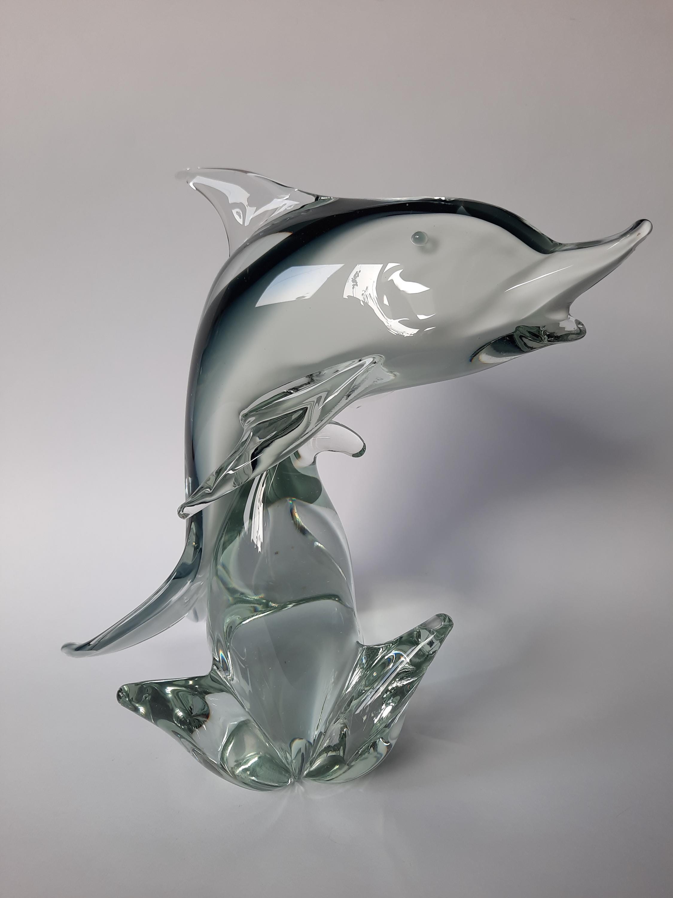 Italy glass dolphin - Etsy 日本