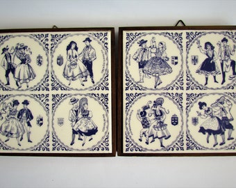 Vintage coaster for hot dishes 16*16 cm, set of 2 pcs