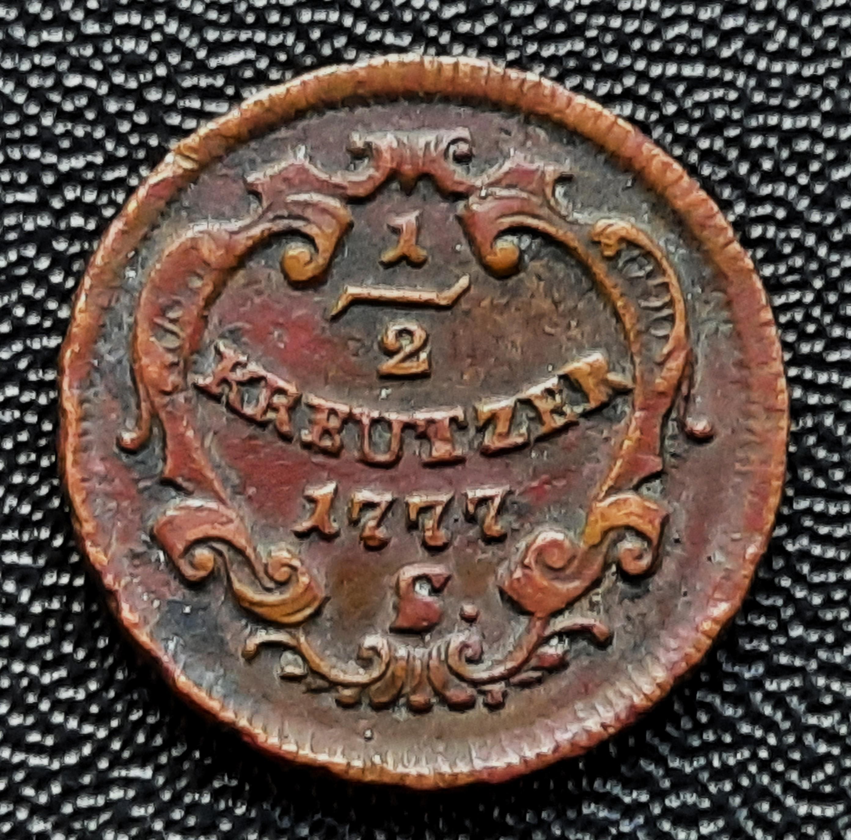 Austria 1/2 Kreutzer 1777 S - Etsy