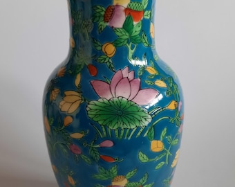 Vaso cinese d'epoca in porcellana - 25 cm