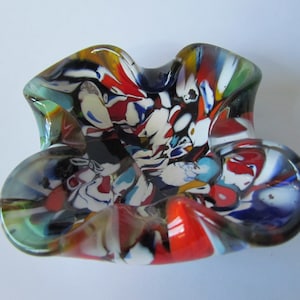 MURANO heavy glass ashtray