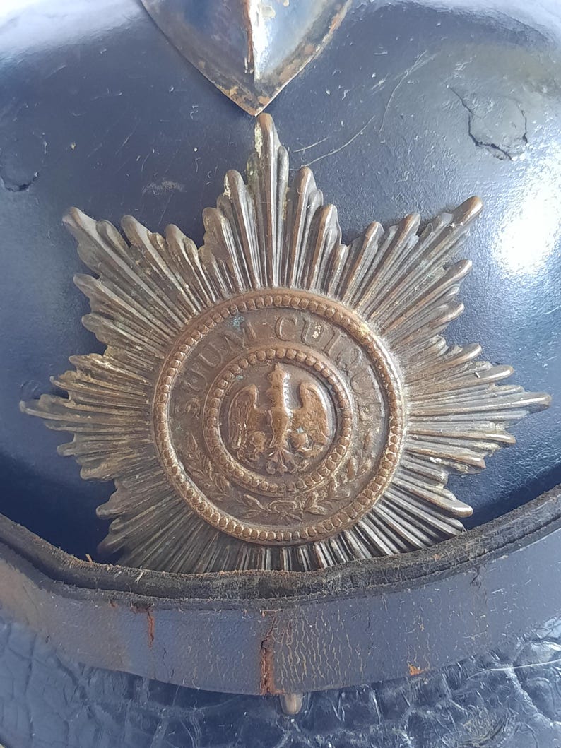 Antique Helmet German Kaiserreich Original - 53/54 size image 6