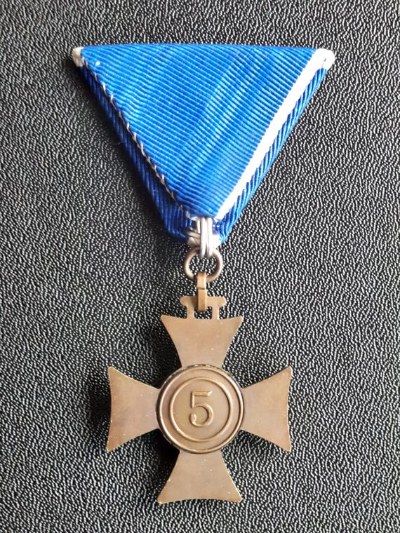 オーストリア忠誠十字章 5年間の兵役勲章 - Etsy 日本