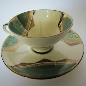 Vintage porcelain Coffee Cup & Saucer - BAVARIA GERMANY