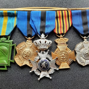 Belgium - WWI Veteran Medal Set
