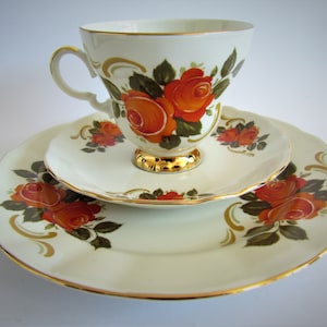 Vintage porseleinen Tea Trio - ROYAL - WINTERLING MARKTLEUTHEN