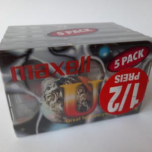 Pack of 5 Audio Cassettes MAXELL UR 90