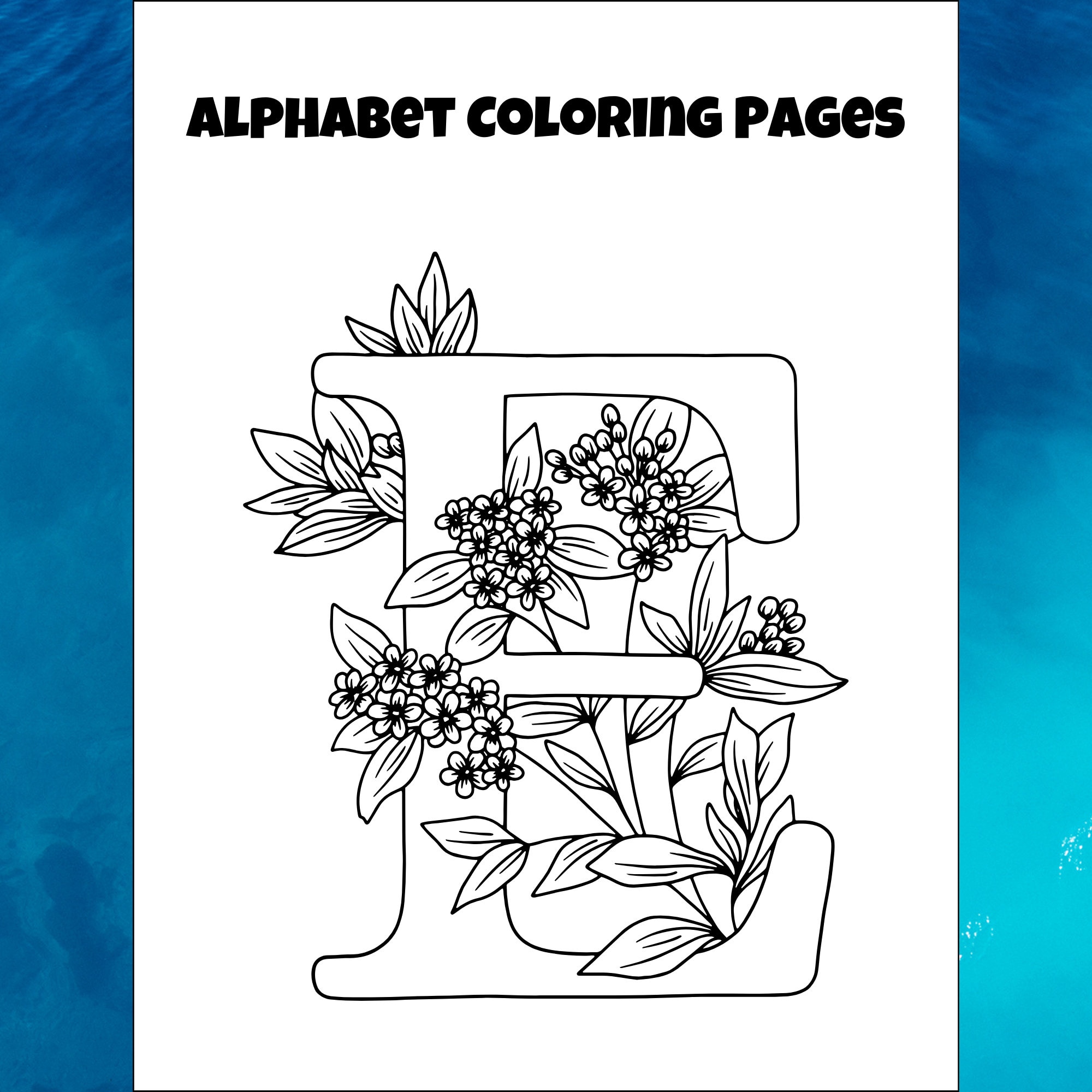 26 Printable Alphabet Coloring Pages Worksheets for Kids Preschool ...