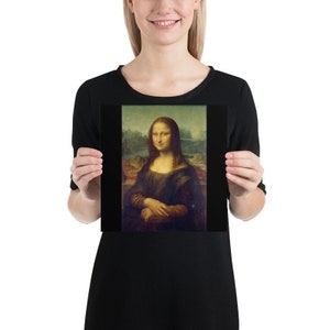 Renaissance Mona Lisa Poster by Leonardo Da Vinci - Many Sizes