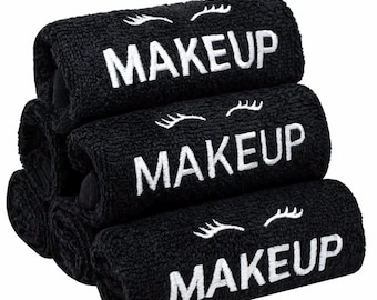 Bleach Safe Embroidered Makeup Towel
