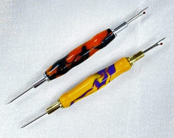 Seam Ripper Stiletto Tool | Handmade Resin Sewing Tool | Quilting Tool | Bag Making Tool | Sewing Gift