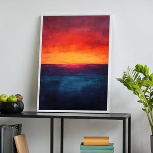 Mark Rothko Canvas Art, Color Field Painting, Modern Abstract Wall Art, Large Canvas Print, Framed Artwork, Contemporary Home Decor