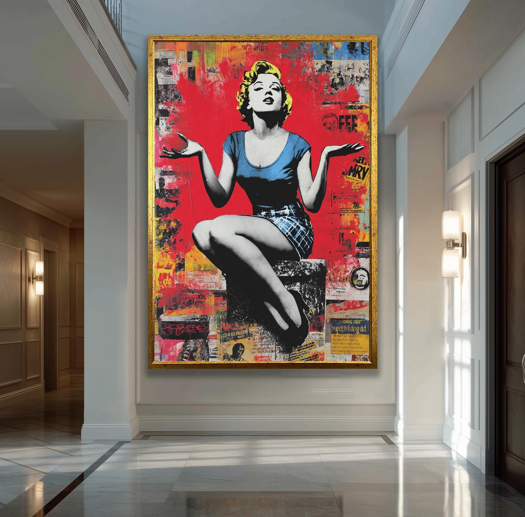 こに マリリン・モンロー魅力的なポスター バスルーム ベッドルーム