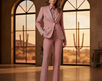 Women pink cat Customized Suits Event Prom Party Suit Outfit For Her