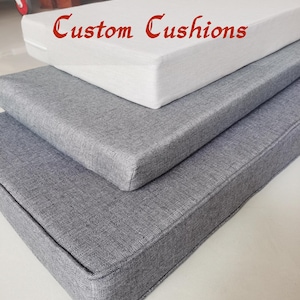 Custom Cushions Window Seat Cushions Indoor Furniture Pads Bench Cushion Free Shipping