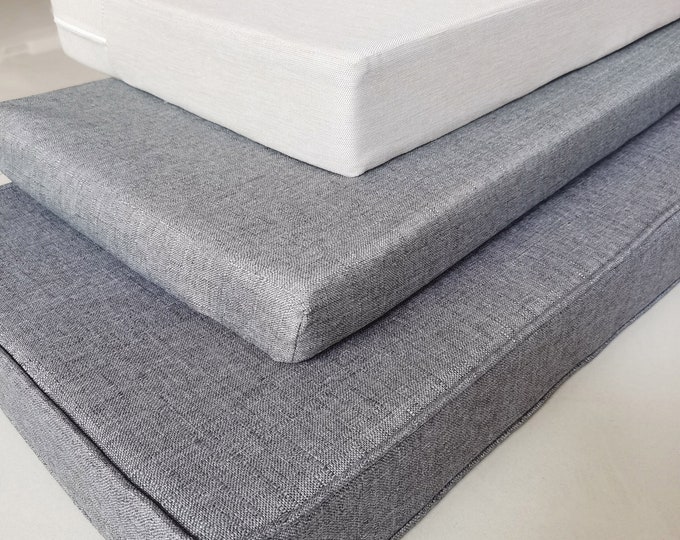 Custom Bench Cushion Indoor Furniture, Window Seat Cushion Mudroom