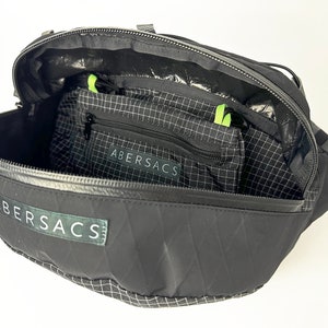 Ultraleichte, individuelle Bauchtasche, Fächerpack von Ecopak 200EPX oder XPac VX21, handgefertigt in Großbritannien Bild 4