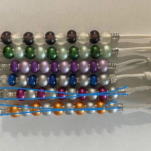 JewelExpressByPamela; Golf stroke bead counter; golf accessory, Golf Christmas stocking stuffer, Frisbeebead counter, Ladies Golf Gift;