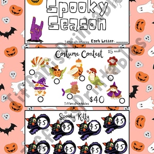 Halloween Savings Challenges