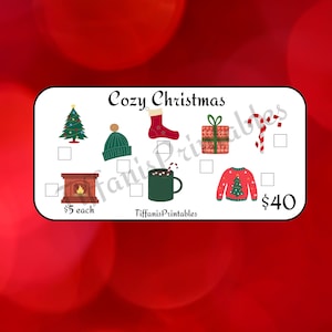 Cozy Christmas Savings Challenge