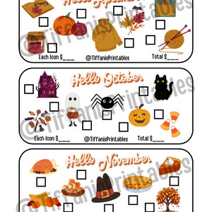 Hello Fall Savings Challenges