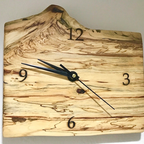 Live Edge Oak Clock