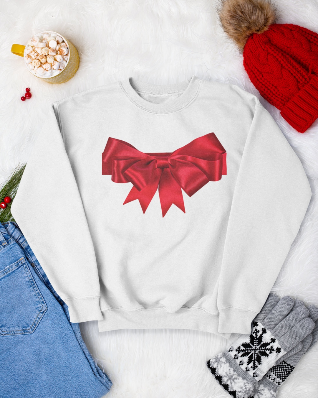 Matching Owner Sweater and Dog Bandana, Gift Sweater, Christmas Dog