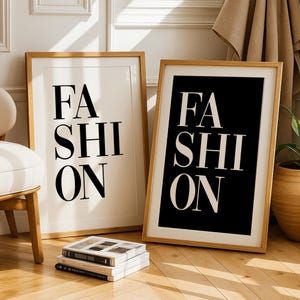 Fashion Poster Girly Room Decor Neutral Wall Art Printable Wall Art Bedroom Wall Decor Home Decor Quote Wall Art Digital Downloads