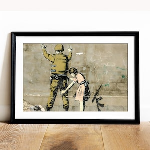 Banksy Wall Art  Street Art Poster Printable Wall Art Gift For Him Graffiti Wall Art Modern Wall Art Bedroom Decor Digital Download