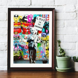 Banksy Style Printable Wall Art Living Room Prints Street Art Posters Banksy Wall Art housewarming gift Street Art Decor Digital Download