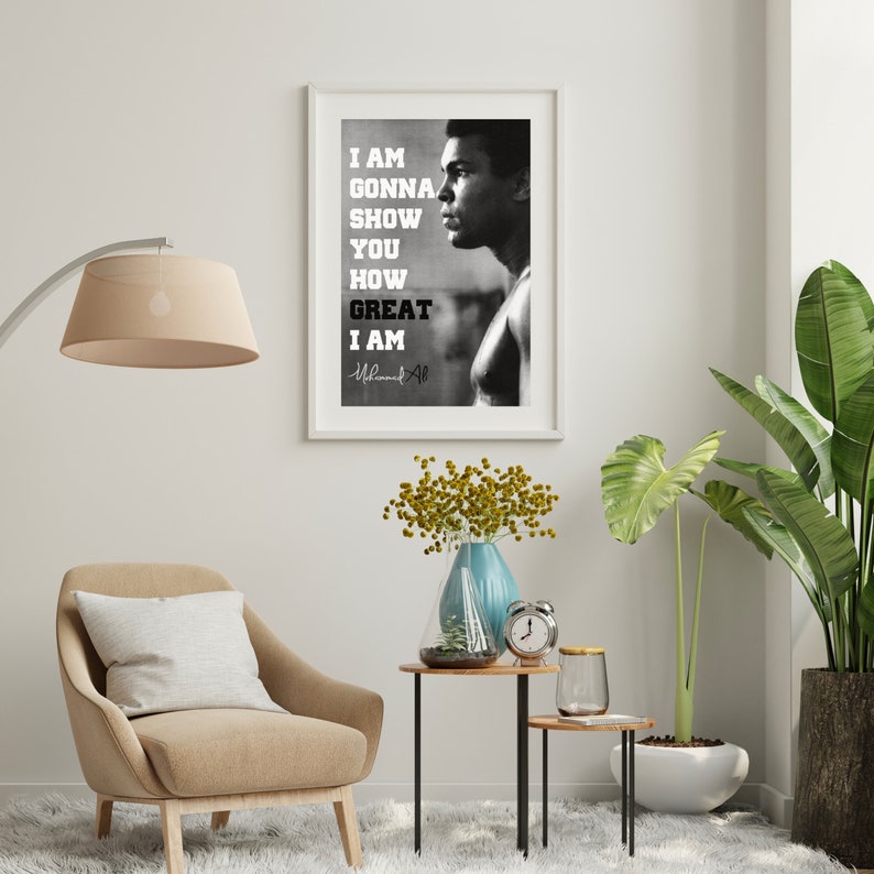 Printable Muhammad Ali Wall Poster Muhamad Ali Instant Etsy Printable Muhammad Ali Wall Poster Muhamad Ali Instant Etsy