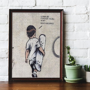 Banksy Street Wall Art Gift For Him Modern Wall Art Printable Wall Art Living Room Wall Art Banksy Print Bedroom Decor Digital Downloads