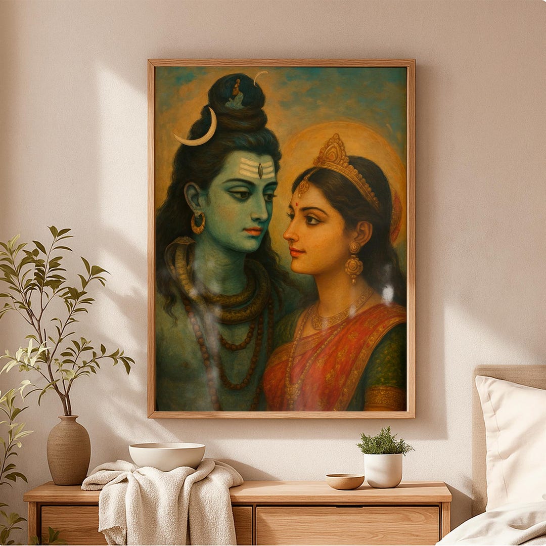 Shiva Wall Art Hindu Printable Wall Art Religious Home Decor Wall Art ...