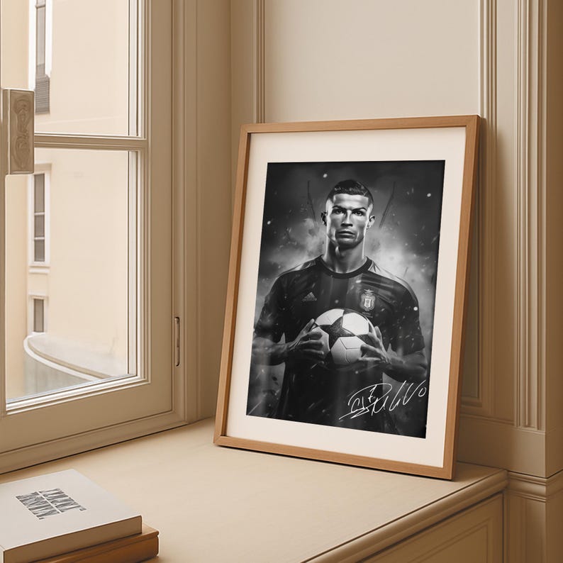 Printable CR7 Cristiano Ronaldo Signed Poster Cristiano Ronaldo Instant ...