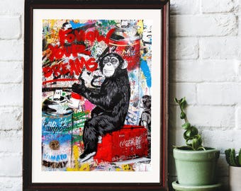 額装品/Follow Your Dreams/バンクシー/ポスター Amazon.co.jp: 額装済/30%OFF/バンクシー/Follow Your Dreams