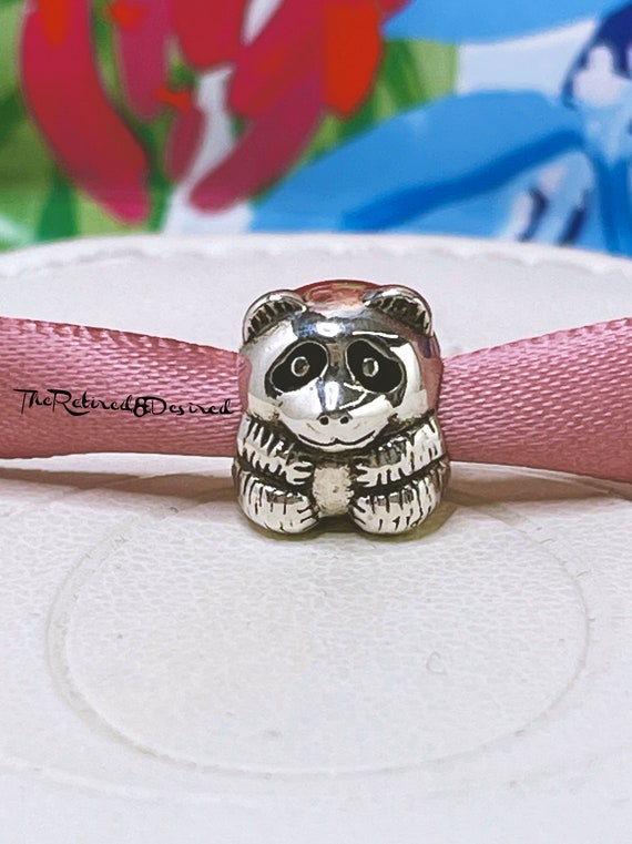 In Gift Box Pandora Panda Bear Charm for Bracelet Retired and